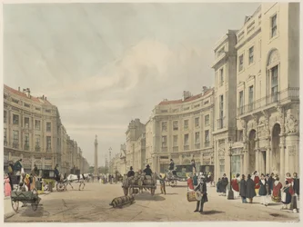 London As It Is: Regent Street, looking towards the Duke of York