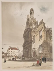 Picturesque Architecture in Paris, Ghent, Antwerp, Rouen: St. Etienne du Mont, Paris