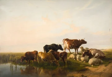 Landscape with Cattle and Sheep