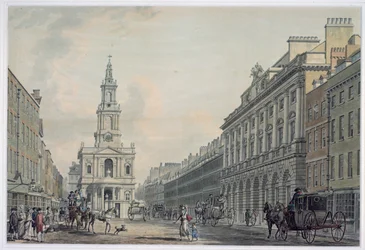 The Strand with Somerset House and St. Mary le Strand