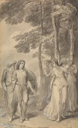 One of Six Illustrations to Fenelon