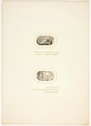 Study for a Plate from The Task