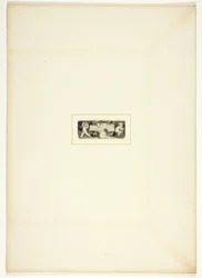 Study for a plate from The Triumphs of Temper, in the 1796 Royal Engagements Pocket Book