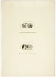 Study for a Plate from The Triumphs of Temper (in the 1796 Royal Engagements Pocket Book)