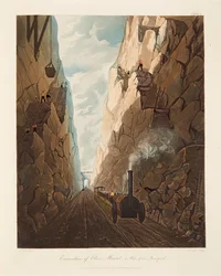 Excavation of Olive Mount, 4 miles from Liverpool