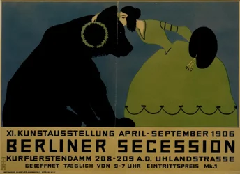 Berlin Secession 1906 / T. Heine / Poster, 1906
