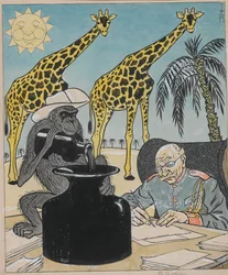 The colonies cannot flourish under the German government, because the ink dries..., 1903