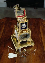 Musical automaton, necessaire and watch, by Thomas Weekes, c.1800