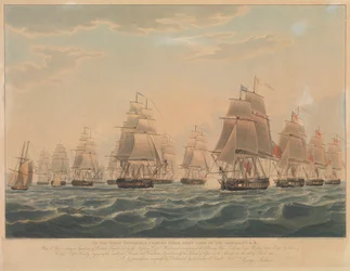 Defeat of the French and Italian Squadron