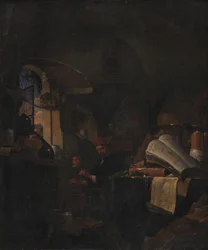 An Alchemist in his Laboratory