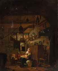 Interior of a Dutch Farm Cottage