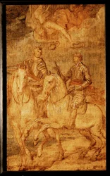 Maurice and Frederic of Nassau at the Battle of Nieuwpoort