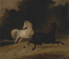 Horses in a Thunderstorm