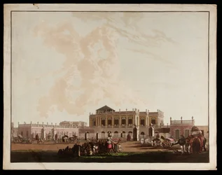 Old Government House from the Views of Calcutta