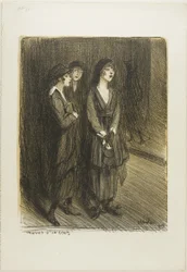 Widows of a Louis, plate seven from Actualités
