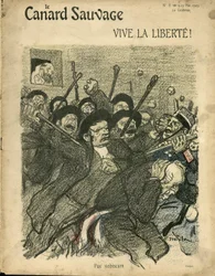 Illustration by Steinlen for the Cover of The Wild Duck
