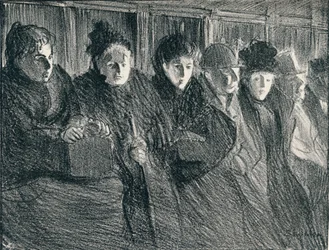 Inside A Tramcar, 1896
