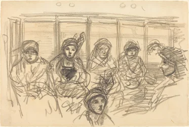Riders on the Metro, c. 1890