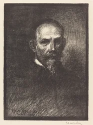 Self-Portrait (Steinlen de face, tete droite)