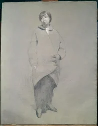 Young Woman in Coat