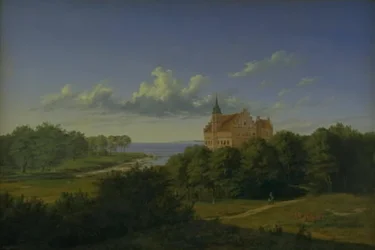 A Landscape with a Manor. Composition