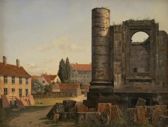 View of Marmorpladsen with the Ruins of the Uncompleted Frederik