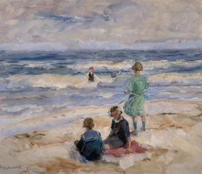 Bathing children