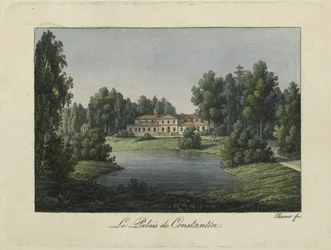 View of the Constantine Palace in Pavlovsk