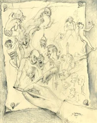 The Hand of the Artist (by the artist)