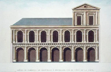 Side View of the Residence of Cardinal de Granvelle, Brussels, from 