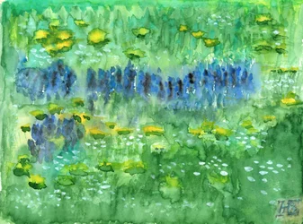 Tranquil Lily Pond