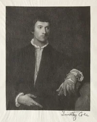 Old Italian Masters: The Man with the Gloves, 1887