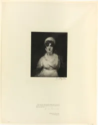 Portrait of Mrs. Siddons, from Old English Masters