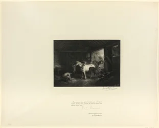 Stable Interior, from Old English Masters