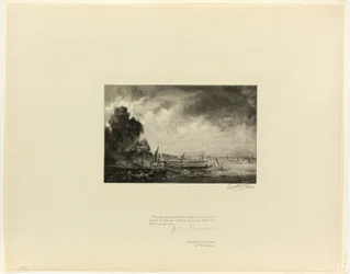 Waterloo Bridge (a sketch), from Old English Masters