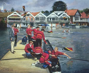 Towards the Boathouses, Henley, 1997