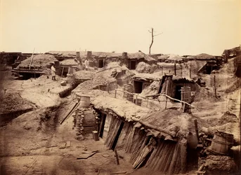 Quarters of Men in Fort Sedgwick, Known as Fort Hell