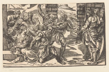 Samson Fights with Philistine Soldiers