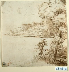 View of a Mountainous Coast