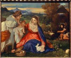 The Virgin and Child with Saint Catherine or the Virgin with the Rabbit