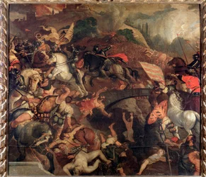 The Battle of Cadore in 1508