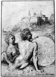 Landscape with Satyrs