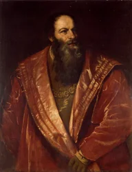 Portrait of Pietro Aretino, 1545