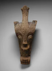 House facade ornament representing a singa, c.1875-1900