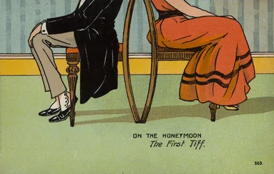 On The Honeymoon, The First Tiff