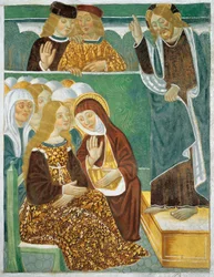 Jesus preaching to the women