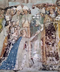 Arrival of St Ursula in Rome (detail from the cycle Stories of St Ursula)