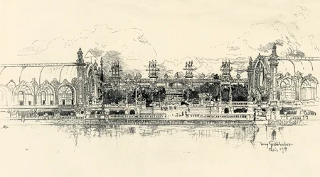 The Pavilions of Horticulture and Forestry by Tony Grubhofer, 1900