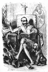 Cervantes as Don Quixote