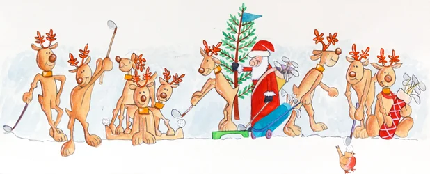 Christmas Golfers